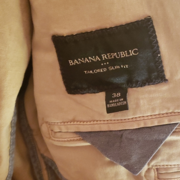 Banana Republic Tan Coat 38R - Picture 4 of 6